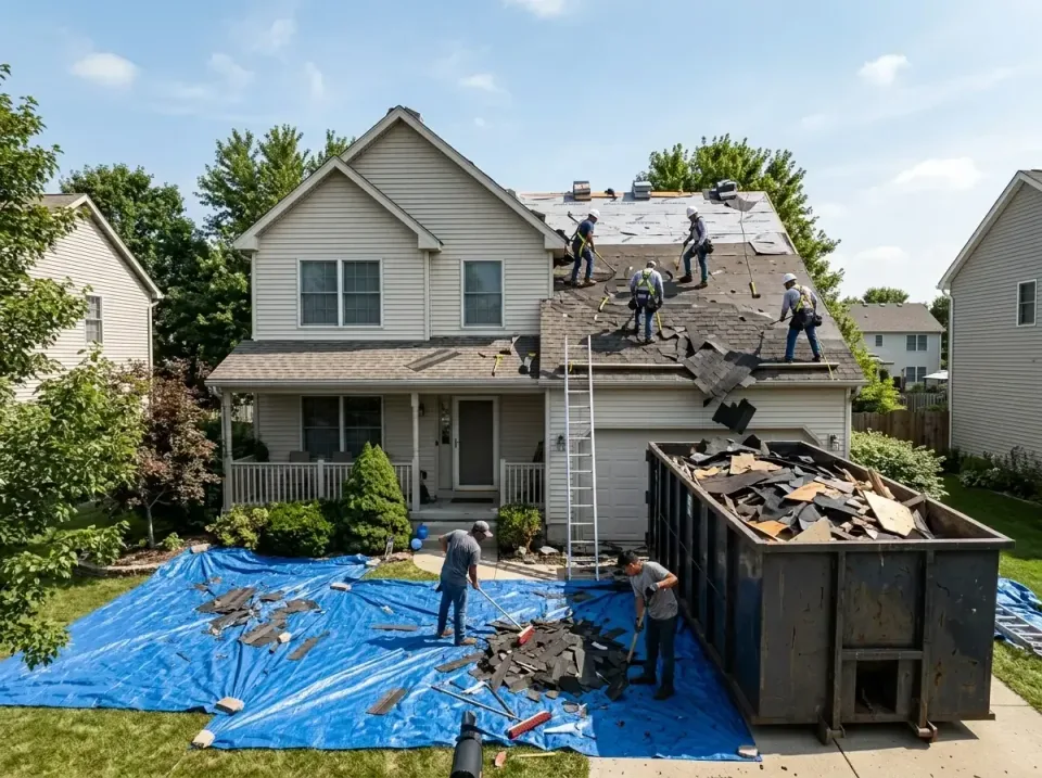 roof-replacement-debris-remova-004 — frequently asked questions, Cheapest Dumpster Rentals in Illinois